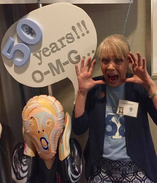 Linda Brekke just realized that its really been 50 years!