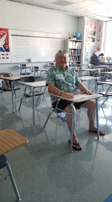 Bob Pace Back in the Classroom