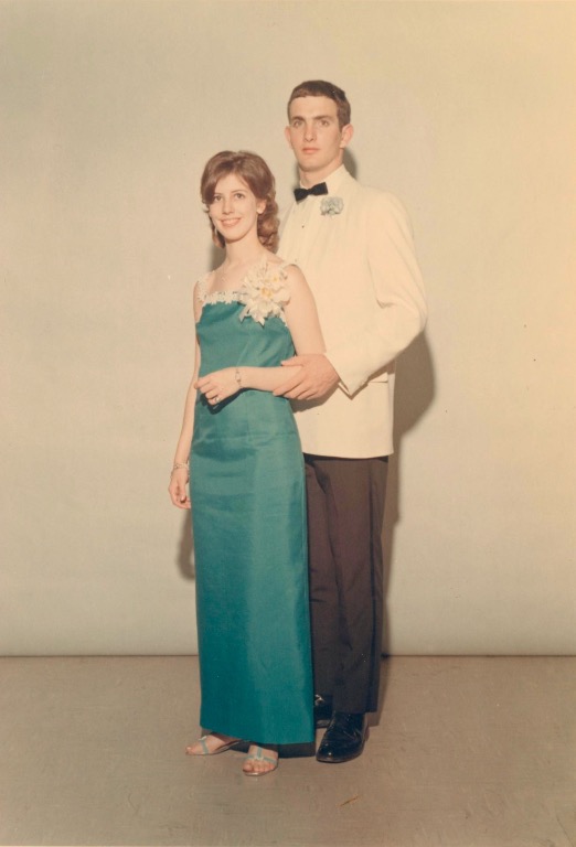Suzy Young Bushfield and Ray Weyandt at the Senior Prom
